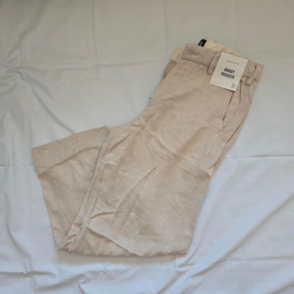 Abercrombie-fitch Women's Cream and Tan Trousers - Picture 6 of 6